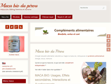 Tablet Screenshot of maca-maca.com